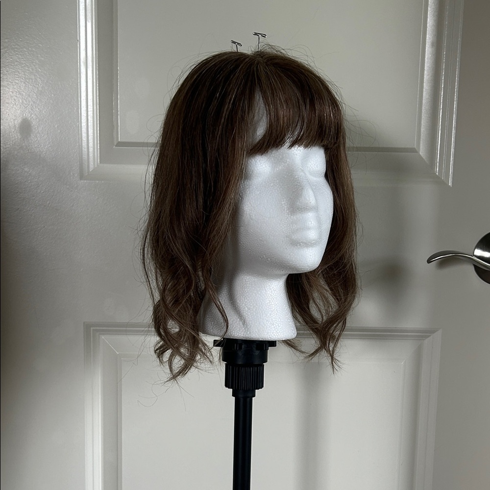 Jon Renau 100% human hair thick full coverage hair topper